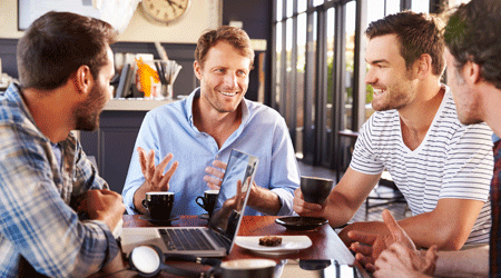 Photo d'une réunion d'équipe